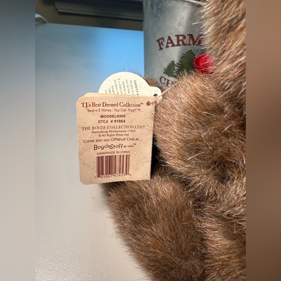 Gen-yoo-wine BOYDS “Mooselkins” Bear - Picture 2 of 13